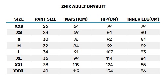 2025 Zhik Adult Drysuit
